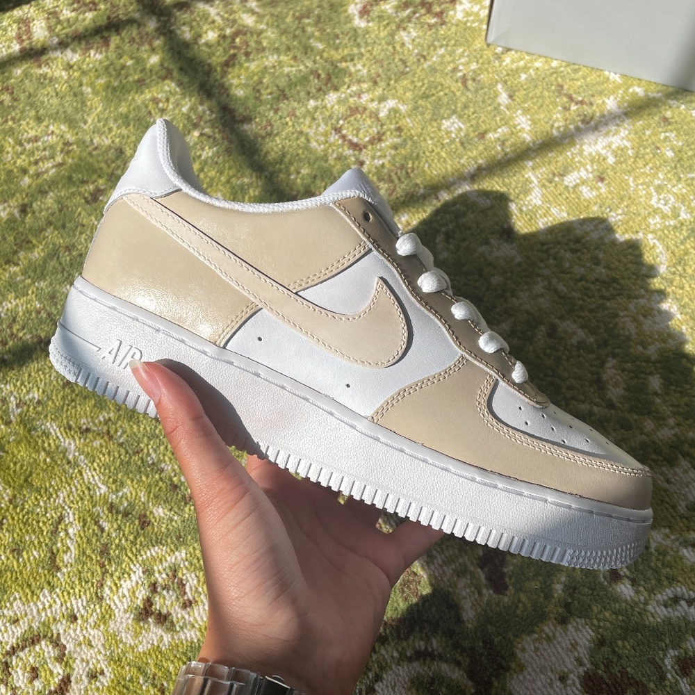 Nike Air Force 1 Neutral Nude Custom - Picture 7 of 8